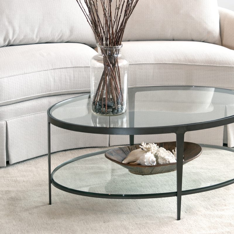 Ellipse Cocktail Table by Charleston Forge | Brougham Interiors